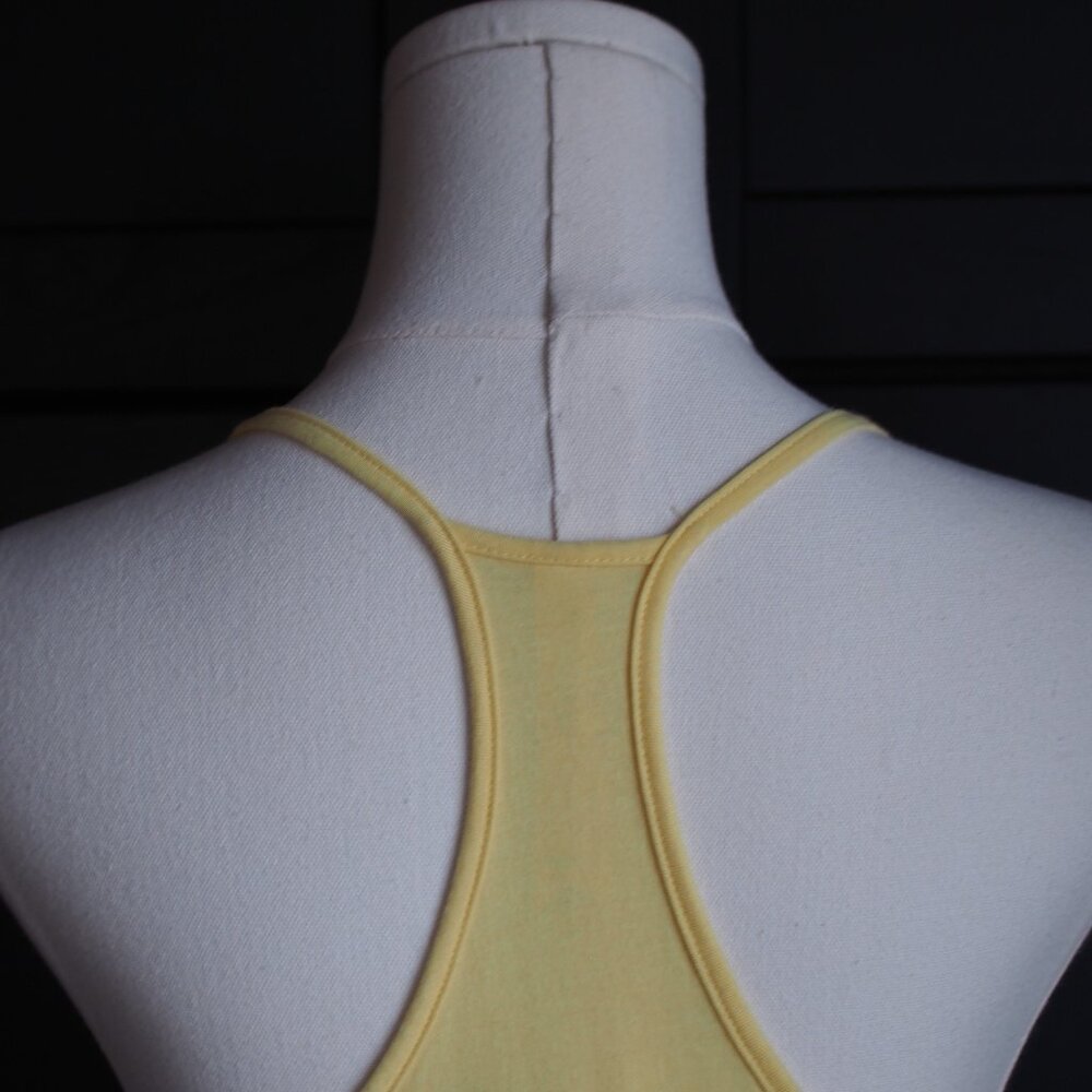 Garage | Yellow Racerback Tank Top - Picture 5 of 5